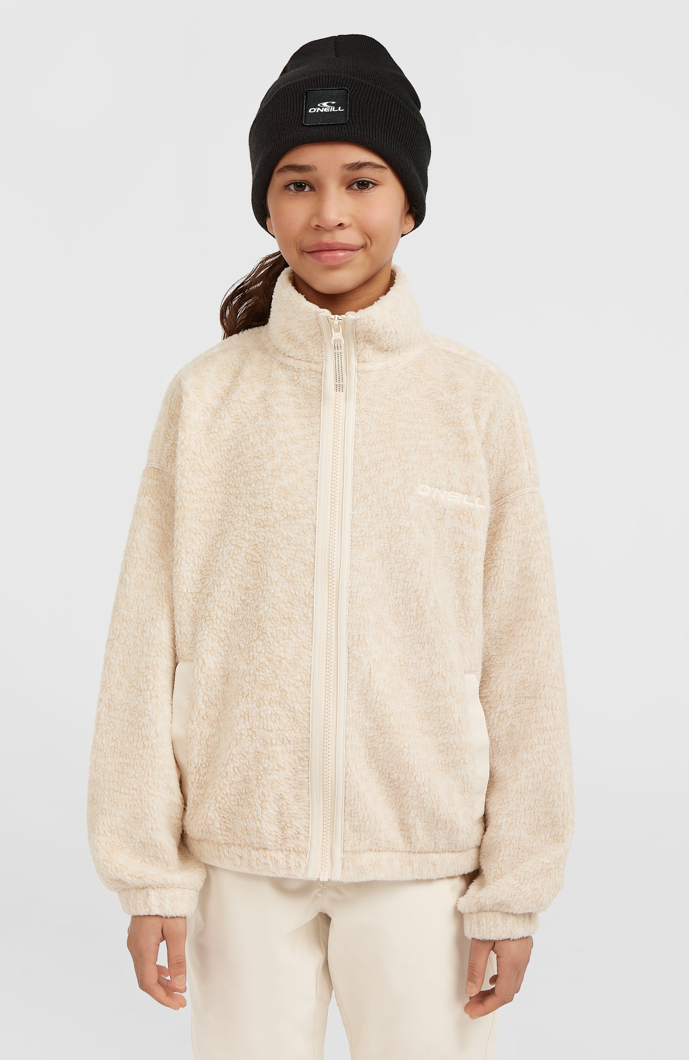 High-Pile Full-Zip Fleece Kids - Macaron Animalica