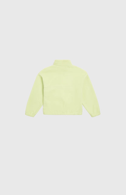 High-Pile Full-Zip Fleece Kids - Lime Wash