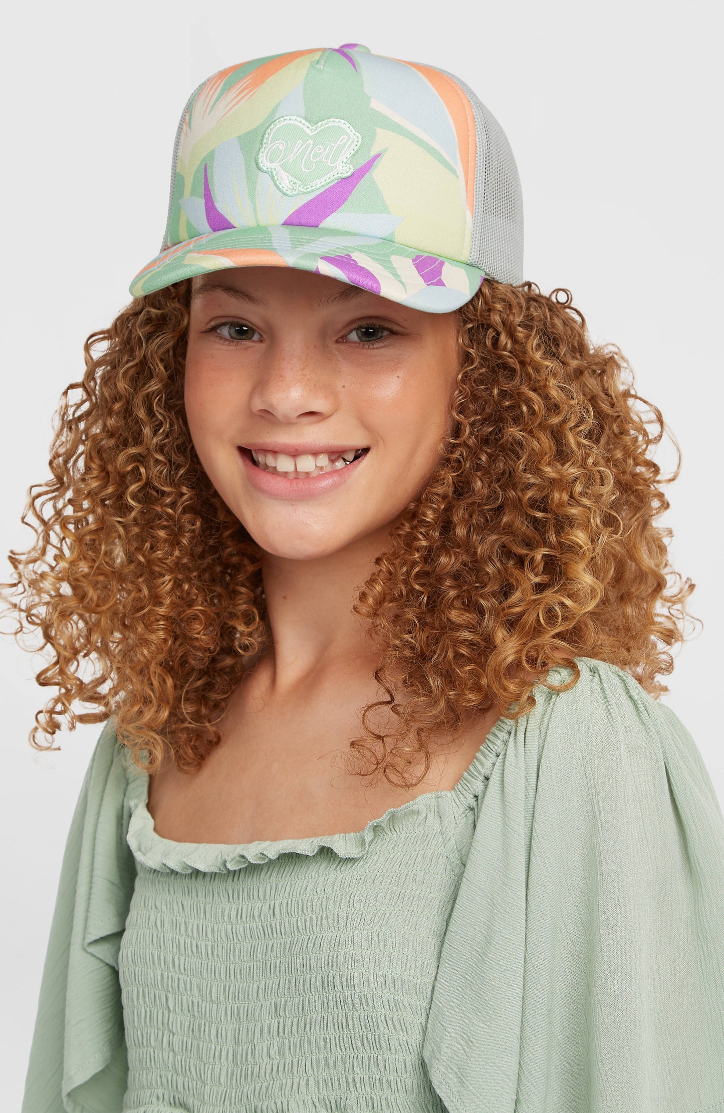 O'Neill Summer Camp Trucker Cap Kids - Green Wmns Tropicana