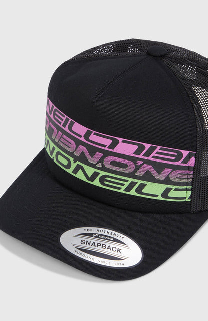 Flood Trucker Cap Kids - Black Upside Down