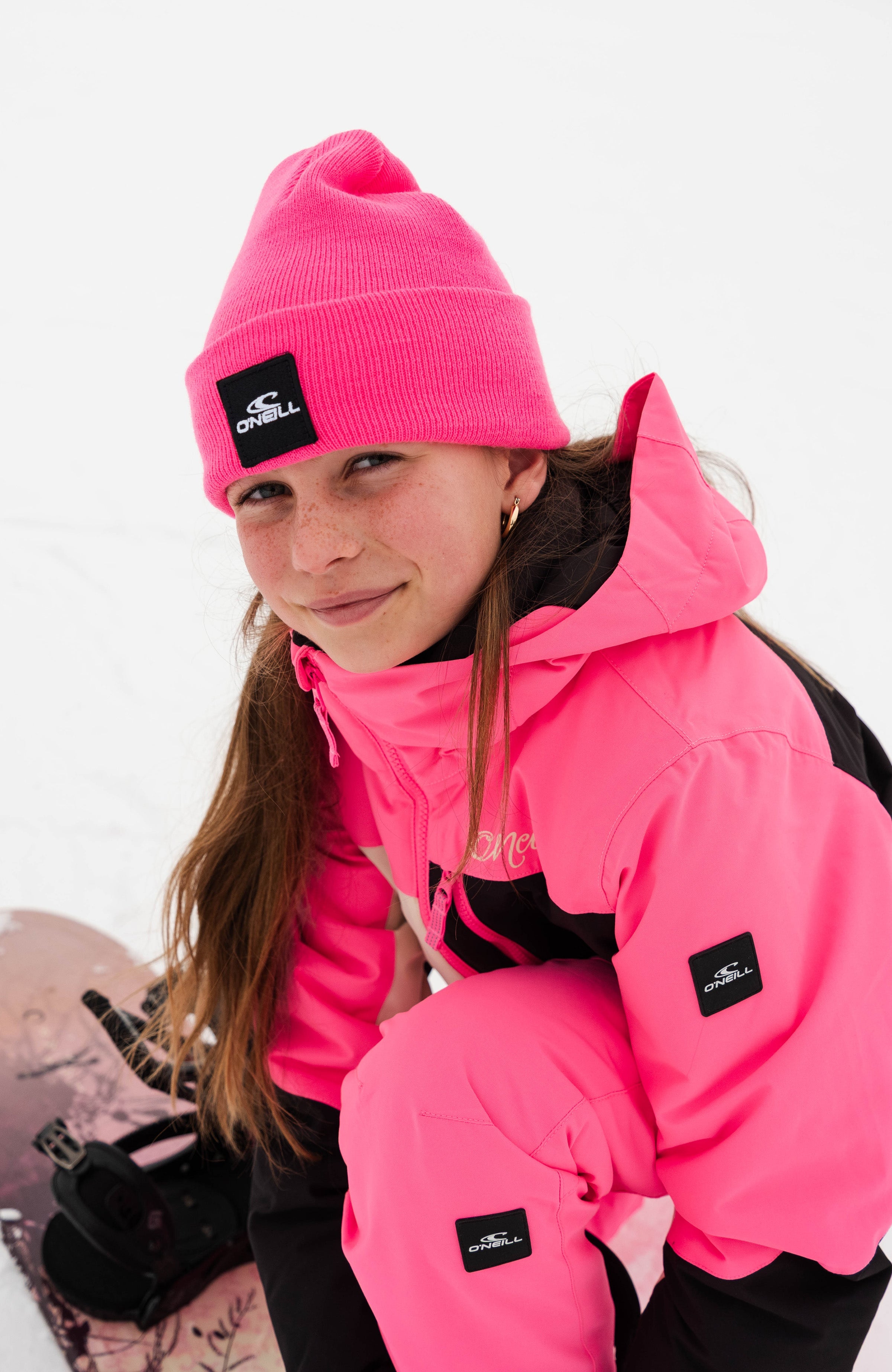 Snow Beanie Kids - Skater Pink
