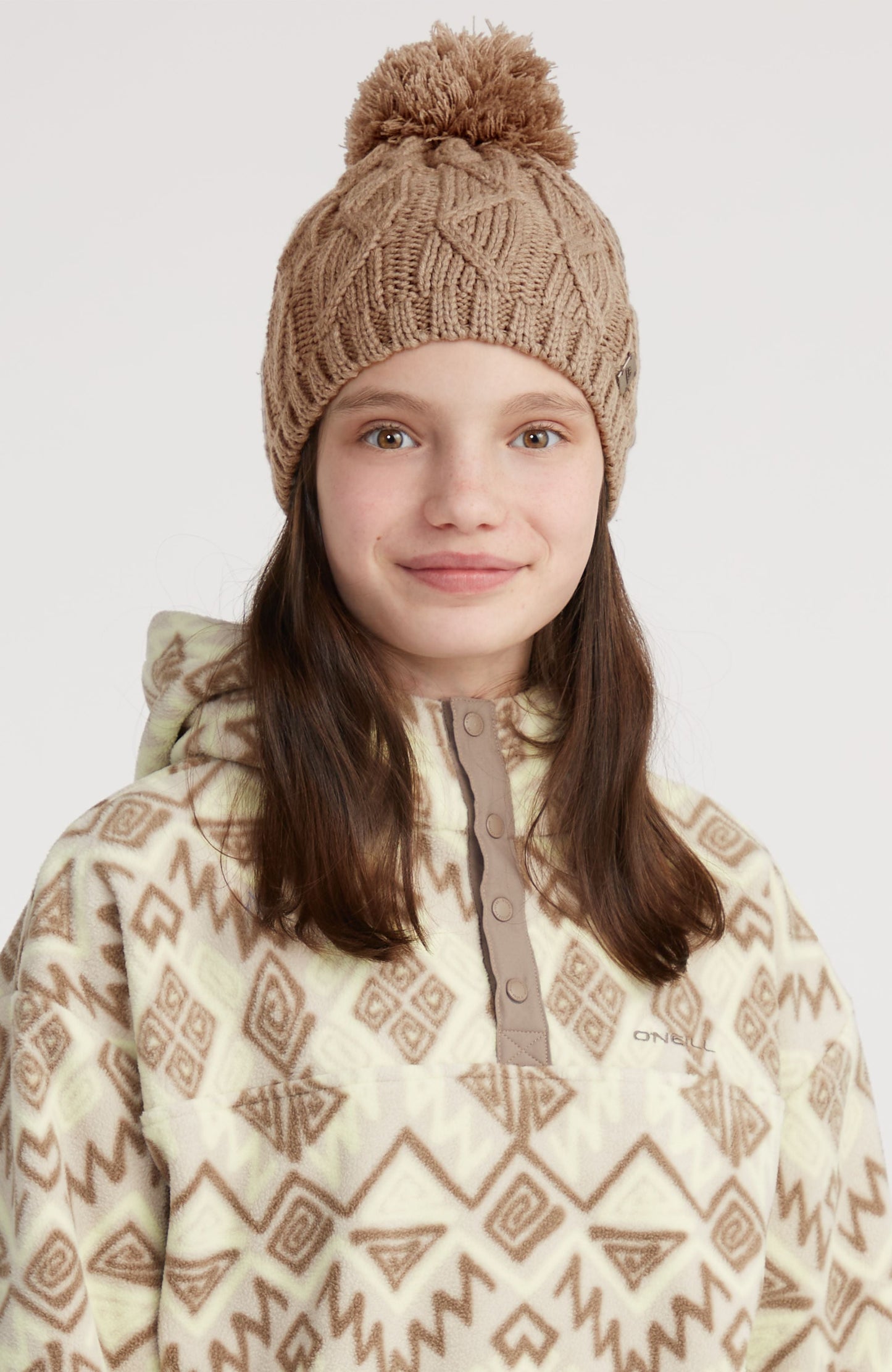 Nora Beanie Kids - Concrete