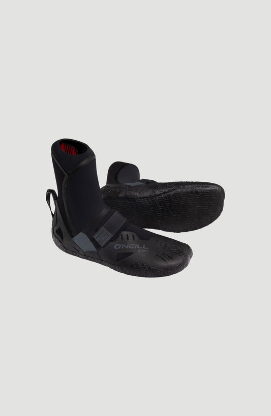 Psycho Tech 5mm+ Round Toe Boot Wetsuits - Black