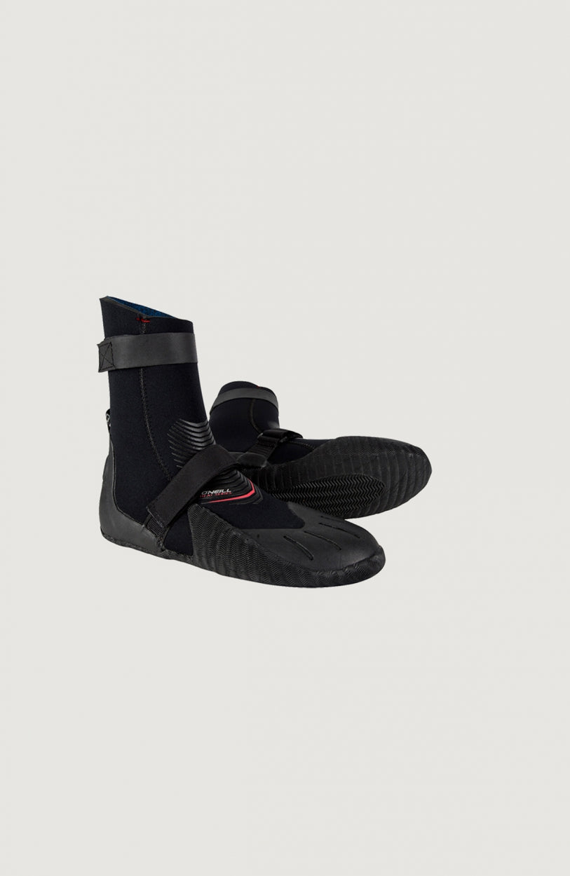 Heat 7mm Round Toe Boot Wetsuits - Black