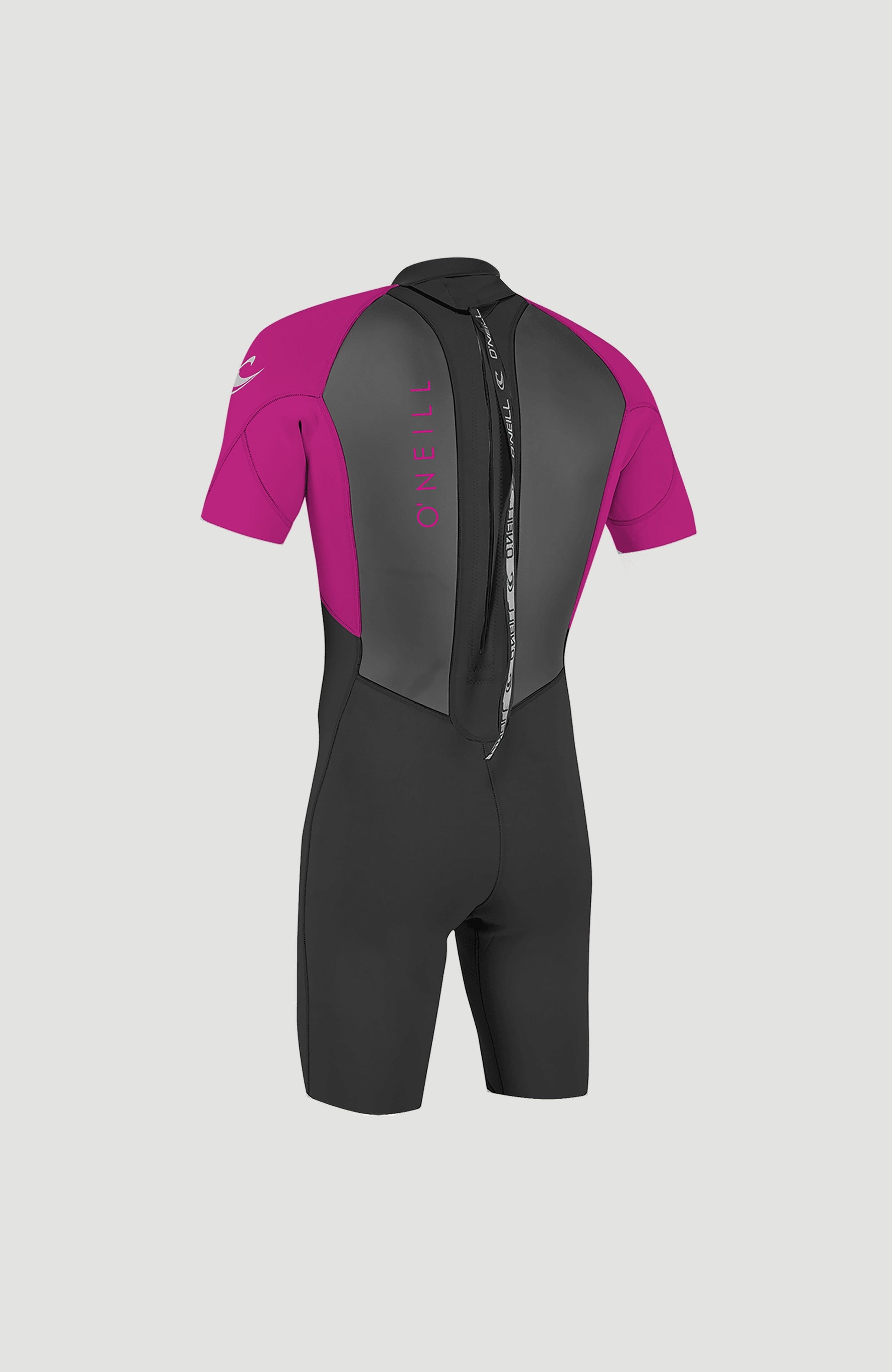 O'Neill Reactor-2 2mm Back Zip Shortsleeve Spring Wetsuit Youth – O'Neill Wetsuits - BLK/BERRY